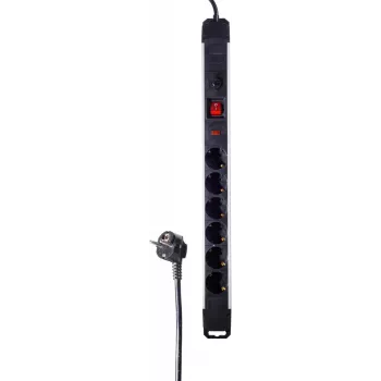 Power Distribution Unit PDU ShiverPeaks BS09-20565 6 AC Outlets Schwarz