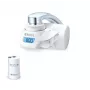 Wasserhahn-Wasserfilter BRITA Modell 1.2023.0413, 3 Modi, 5-stufige Kartusche, 600 L Kapazität, weiß, 5 Hahnadapter