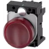 Siemens Meldeleuchte flach Rot 24 V/AC, 24 V/DC SIRIUS ACT 3SU1102-6AA20-1AA0 1 Stück (3SU1102-6AA20-1AA0)