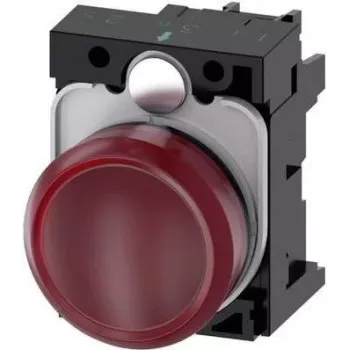 Siemens Meldeleuchte flach Rot 24 V/AC, 24 V/DC SIRIUS ACT 3SU1102-6AA20-1AA0 1 Stück (3SU1102-6AA20-1AA0)