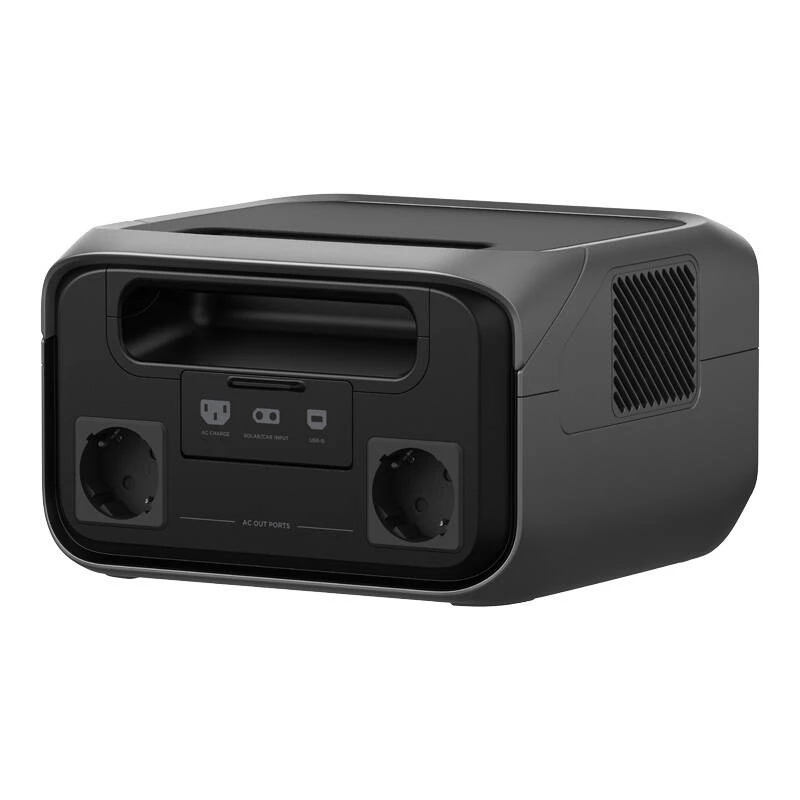 Tragbare Powerstation EcoFlow River 3 Plus — LiFePO4 286Wh, AC- und USB-Ausgänge, Solar-/Zigarettenanzünder-Ladung