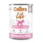 Nassfutter für Hunde Calibra Puppy & Junior Huhn mit Reis 400 g – Alleinfuttermittel für Welpen im Wachstum, 78 % Feuchtigkeit, 9,5 % Protein, 7 % Fett