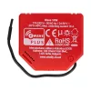 Intelligenter Schalter Shelly W 1PM Kunststoff 16A 110–240V, Z‑Wave, 868,4 MHz, rot, 42×37×16 mm