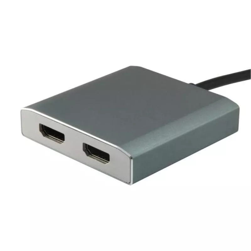 Equip USB Typ C auf 2 x HDMI-Buchse Adapter, 3.2 Gen 1 (3.1 Gen 1), USB Typ C, HDMI-Ausgang, 4096 x 2160 Pixel