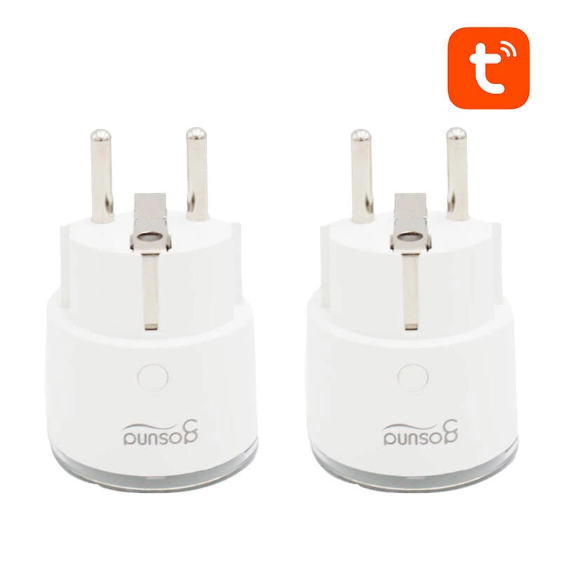 Smart-Steckdose WiFi Gosund SP111 3680W 16A, Tuya 2er-Pack