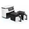 Heißluftfritteuse Ninja AF400EU Double 9,5 L 2470 W Weiß, Dreh- und Touch-Bedienelemente