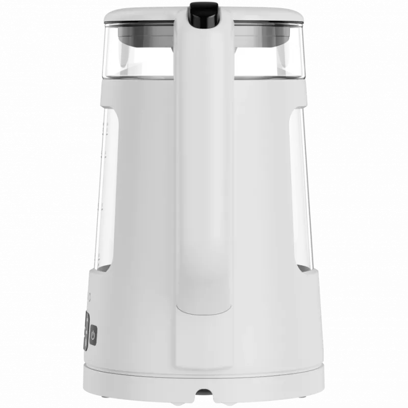 AENO Wasserkocher EK6: 1850-2200W, 2L, Strix, quadratische Form, transparenter Deckel, hochbeständiges Glas, LED-Beleuchtung, automatische Abschaltung, Trockengehschutz