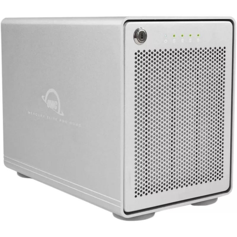 Mercury Elite Pro Quad, Laufwerksgehäuse silber, USB 3.2 Gen 2, RAID Ready