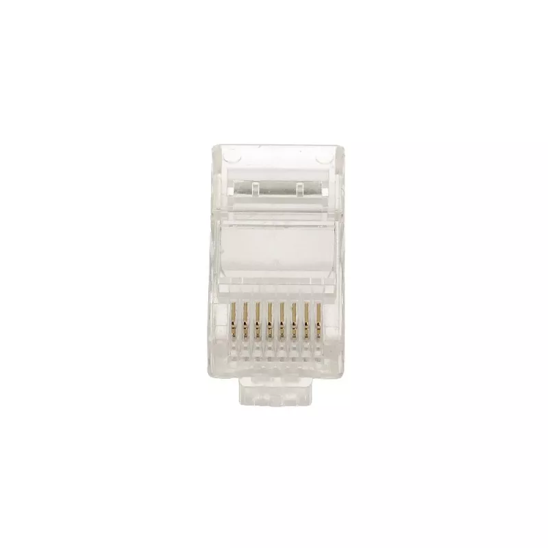 RJ45-Stecker Extralink CAT5E UTP 8P8C transparent Stecker/Buchse