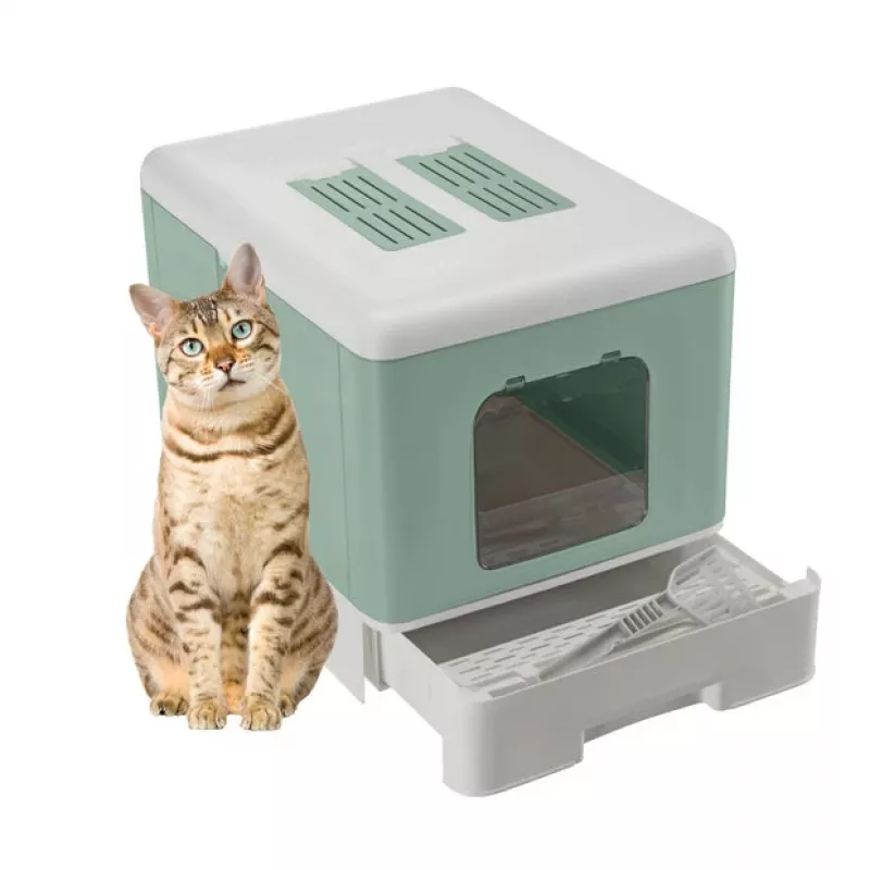 FERPLAST Sahara Green - Katzenklo - 52 x 39 x 40cm