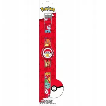 Armbanduhr Kinder Euroswan Pokemon Modell POK4374 — analoge/digitale Kinderuhr