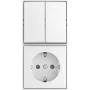 BUSCH JAEGER Kombinations-Wippschalter 2601/5/20 EAPBJ-524 (2TKA00005538)