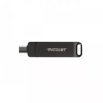 Flashdrive PATRIOT Rage R550 1TB 100 MB/S USB A+C Swivel Design (PE1TR550DSAD) Schwarz
