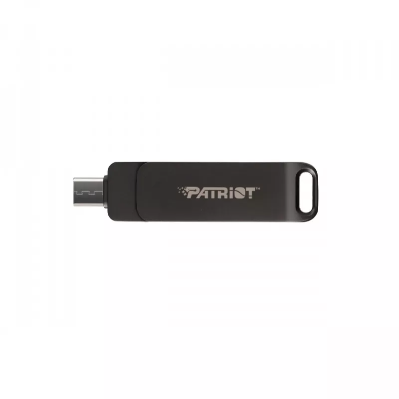 Flashdrive PATRIOT Rage R550 1TB 100 MB/S USB A+C Swivel Design (PE1TR550DSAD) Schwarz