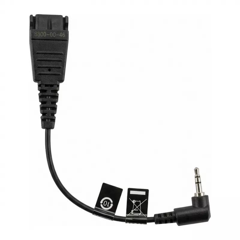 Kabel Poly 2,5 mm auf QD 0,45 m — Poly 85Q30AA