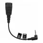 Kabel Poly 2,5 mm auf QD 0,45 m — Poly 85Q30AA