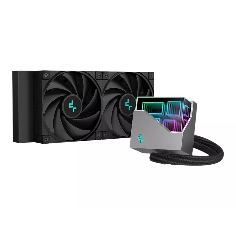 All-in-one-Flüssigkeitskühler DeepCool LT520 12 cm Schwarz 3,27 mmH2O