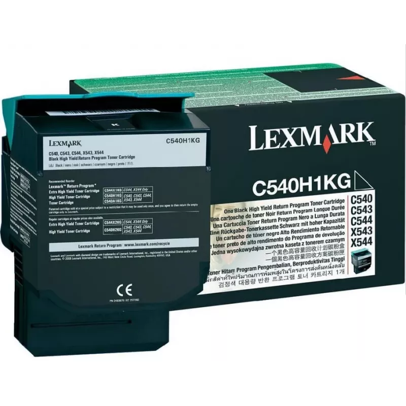 Toner Lexmark HY schwarz LCCP C540 2500 Seiten