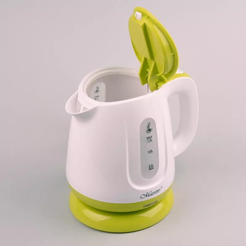 Feel-Maestro MR013 grüner Wasserkocher 1 L 1100 W Grün, Weiß