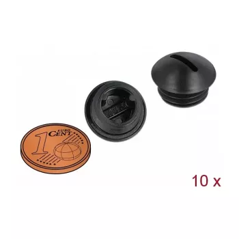 Rohrkappe DeLOCK 60229 Schwarz Nylon