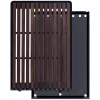 Mini-ITX/mATX PC-Gehäuse Lian Li A3-mATX Wood Edition — Walnuss-Frontblende, schwarzes Chassis