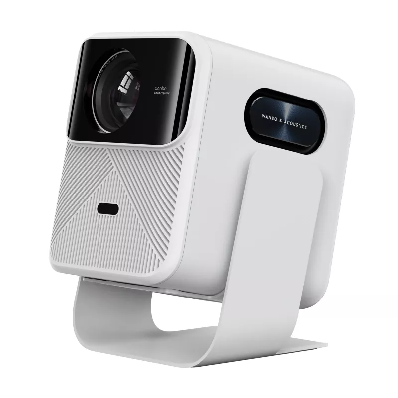 Gimbal-Ständer WANBO WBBA04 Weiß – höhenverstellbare tragbare Halterung für Projektoren und Geräte