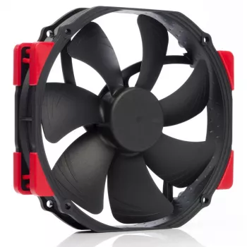Computergehäuselüfter Noctua NF-A15 HS-PWM chromax.Schwarz.swap 150 mm, PWM, 300–1500 RPM, 140.2 m³/h, 24.6 dB