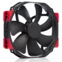 Computergehäuselüfter Noctua NF-A15 HS-PWM chromax.Schwarz.swap 150 mm, PWM, 300–1500 RPM, 140.2 m³/h, 24.6 dB