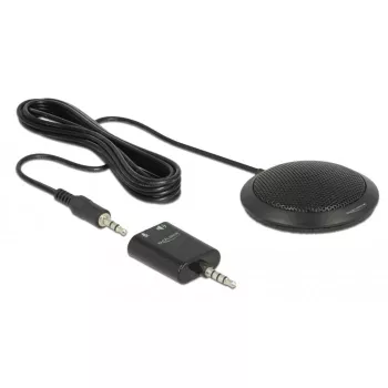 Tischmikrofon DeLOCK 65873 Schwarz
