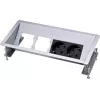 Outlet Box Type F Kindermann 5301170000 Schwarz Silber