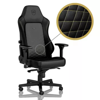 noblechairs HERO Gaming-Stuhl - Schwarz/Gold