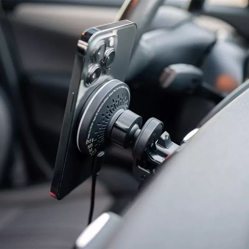 Kabelloses Autoladegerät Tellur TLL151431 MagSafe-kompatibel 15W Schwarz für Smartphones