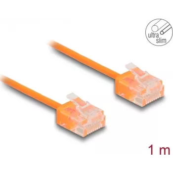 Netzwerkkabel DeLOCK RJ45 Cat.6 UTP 1m Orange