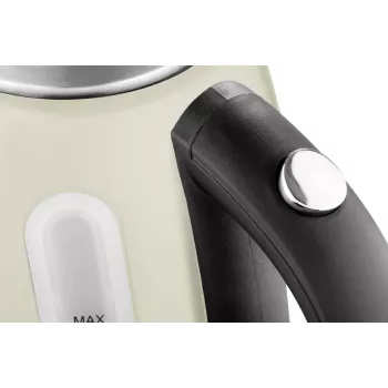 ETA | Wasserkocher | ELA ETA859890070 | Standard | 2100 W | 1,7 L | Edelstahl | 360° drehbare Basis | Creme