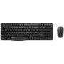 Tastatur-Maus-Set Rapoo X1800S Office RF Wireless QWERTZ Deutsch Schwarz