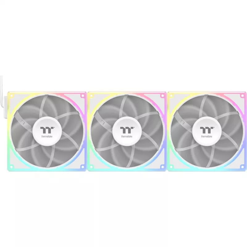 Lüfterpaket THERMALTAKE TOUGHFAN EX 140 ARGB Sync White — 140 mm, 3er-Pack