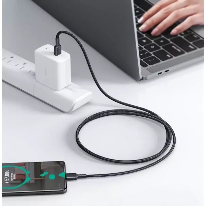 USB-C-Kabel Aukey CB-CD45 0,9 m – USB Type-C auf USB-A, Quick-Charge-Unterstützung