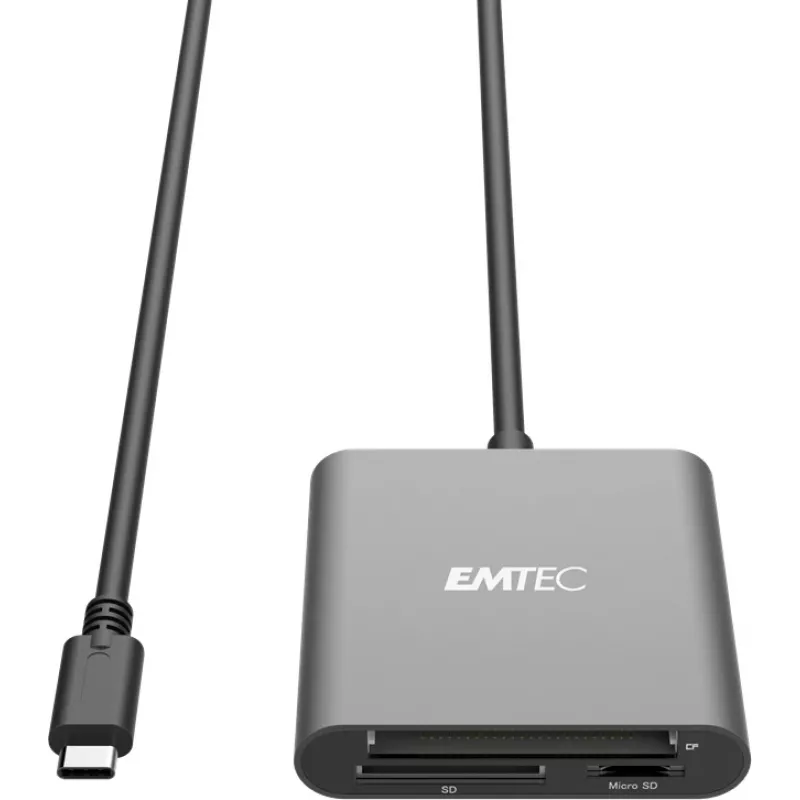 Kartenleser Emtec ECCAREADT610C USB 3.1 Grau