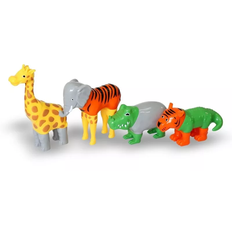 Popular Playthings Magnetic Mix or Match Animals Multicolour