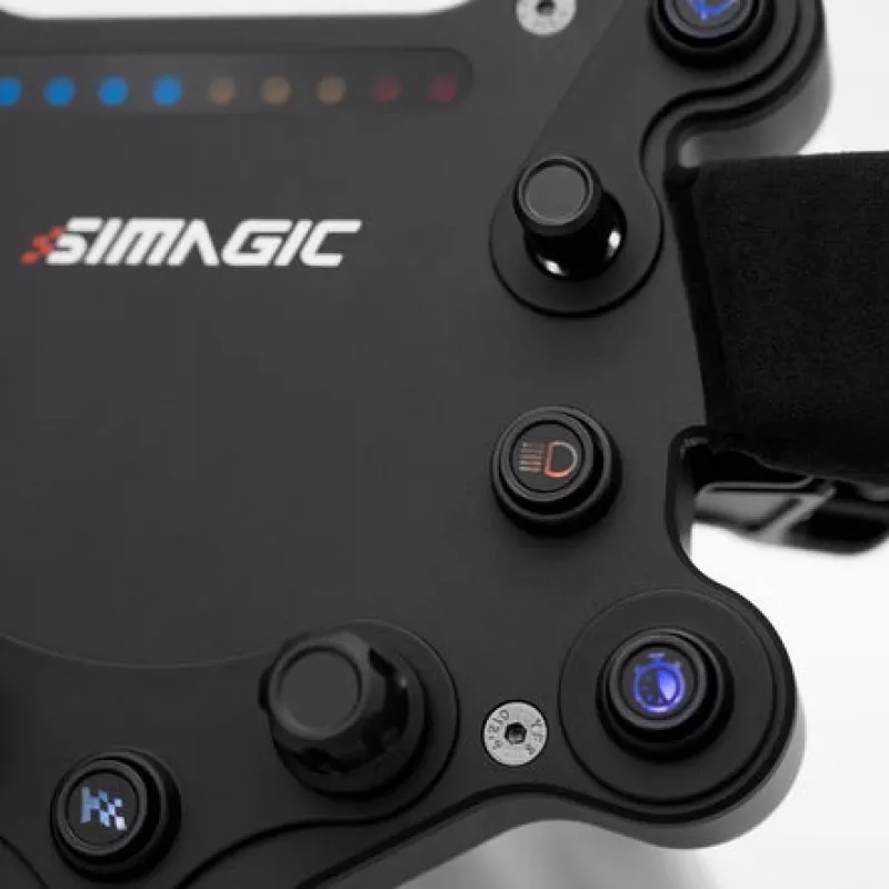 Simagic GTS Alcantara S202 — Alcantara-bezogenes Sim-Racing-Lenkrad, Modell S202