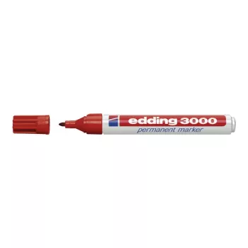 Edding 3000 Permanentmarker Rot 10 Stück