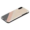 Smartphone-Hülle man and wood für iPhone XR – rosa Anzug mit schwarzen Akzenten