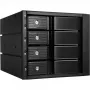 SilverStone SST-FS304-12G externes 3,5-Zoll-Gehäuse, 4-Bay – schwarz