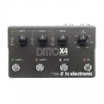 Looper TC Electronic Ditto X4 2-Spur-Looper, 60 Minuten Loop-Zeit