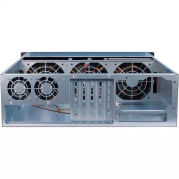 Inter-Tech 3U-30255 Rack Schwarz, Edelstahl