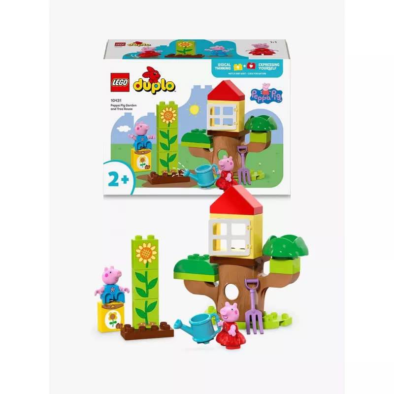 Lego 10431 Duplo Peppa Pig Garten und Baumhaus Spielset