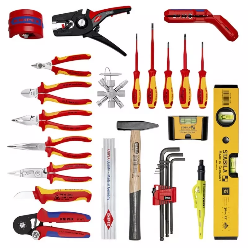 Knipex 00 21 33 E Mechaniker-Werkzeugsatz 22 Werkzeuge