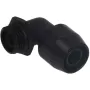 Alphacool HF Anschraubfitting TPV Metall - 90° drehbar 12,7/7,6 mm - Schwarz (17455)