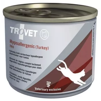 TROVET Hypoallergenic TRD mit Pute - Nassfutter für Katzen - 200g