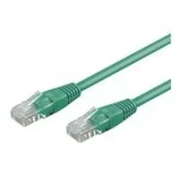 Wentronic Goobay CAT 6 Patchkabel, U/UTP, Grün, 20 m - CCA Kupfer-Mix (68405)